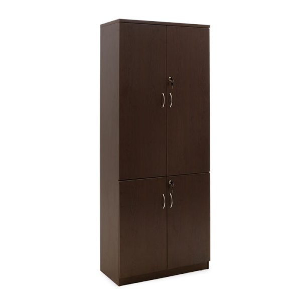 Raft librash me katër dyer Amazon, në ngjyrë arre 80x40x200cm