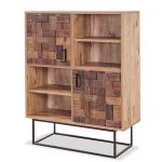 Kabineti me shumë qëllime PWF-0114  në ngjyrë pishe-të zezë 93x36x115cm