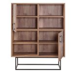 Kabineti me shumë qëllime PWF-0114  në ngjyrë pishe-të zezë 93x36x115cm - Image 4