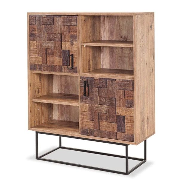 Kabineti me shumë qëllime PWF-0114  në ngjyrë pishe-të zezë 93x36x115cm