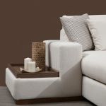 Kënd divani PWF-0507, kënd i majtë, stof bezhë-arrë 428x374x85cm - Image 3