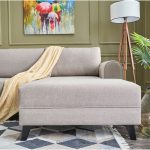 Kënd divani me shtrat PWF-0534, stof krem 300x202x78cm - Image 4