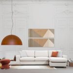 Kënd divani PWF-0540, kënd i majtë, stof bezhë-arrë 312x194x85cm - Image 4