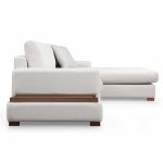 Kënd divani PWF-0540, kënd i majtë, stof bezhë-arrë 312x194x85cm - Image 7