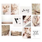 Pikturë në MDF PWF-0549, printim digjital, set 12 copë