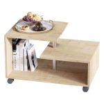 Tavolina e arkivolit PWF-0563 ngjyra  natyrore 80x52x40cm - Image 3