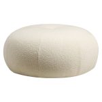 Pouf PWF-0564  pëlhurë krem D55x35cm