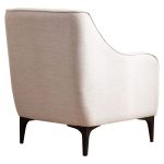 Armchair PWF-0565 pëlhurë  off bardhë 94x77x87cm - Image 3