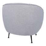 Armchair PWF-0568  pëlhurë gri 83x72x75cm - Image 3