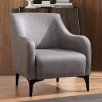 Armchair PWF-0565  pëlhurë gri 94x77x87cm - Image 2