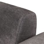 Divan me shtrat PWF-0595 me tavolinë anësore, me stof ngjyrë blu, 220x90x80cm - Image 6