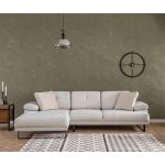 Kënd divani PWF-0586, kënd i djathtë, stof ngjyrë bezhë, 314x174x83cm - Image 2