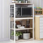 Raft dysheme Wille  metalike bardhë-natyrore 50x35x99.5cm - Image 2