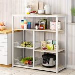 Njësia e raftit të dyshemesë Polis  metal bardhë-natyrore 80x30x80cm - Image 2