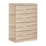 Gjoksi i 4 sirtarëve Killian  sonoma 80x40x80cm