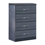 Gjoksi i 4 sirtarëve Killian  zebrano 80x40x80cm