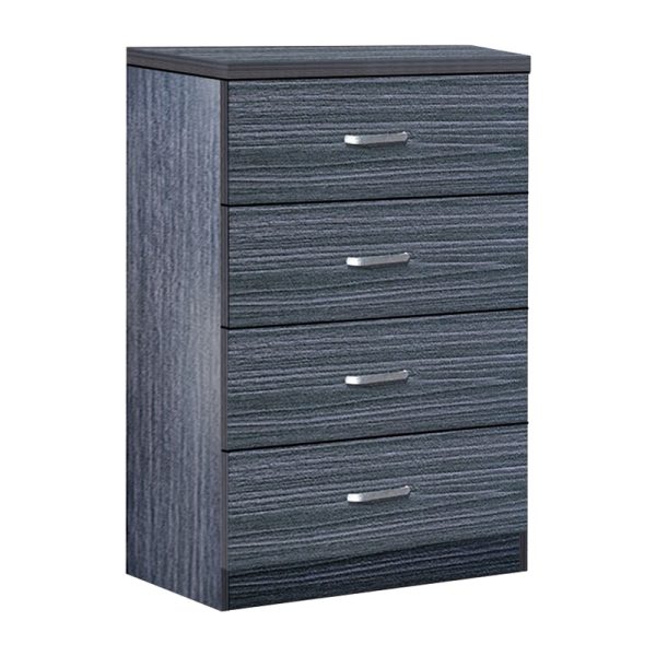 Gjoksi i 4 sirtarëve Killian  zebrano 80x40x80cm