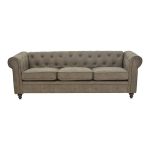 Divan 3-vendësh, Incredible me stof kafe 203x84x67cm - Image 2