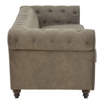 Divan 3-vendësh, Incredible me stof kafe 203x84x67cm - Image 3