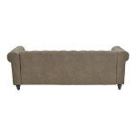 Divan 3-vendësh, Incredible me stof kafe 203x84x67cm - Image 4