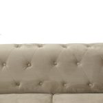 Divan 3 vendësh Incredible, kadife bezhë 203x84x67cm - Image 5