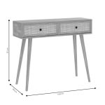 Oslo  console sonoma color 100x29x81cm - Image 4