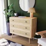 Komodë me 3 sirtarë Oslo, ngjyrë sonoma 90x39x79cm - Image 2