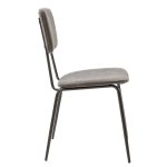 Karrige Tania  gri e errët pëlhurë antike-këmbë e zezë - Image 4