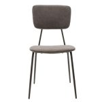 Karrige Tania  gri e errët pëlhurë antike-këmbë e zezë - Image 5