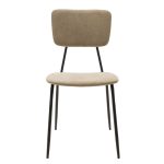 Karrige Tania  beige pëlhurë antike-këmbë e zezë - Image 5