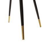 Karrige Giselle  kadife këmbë gri e zezë-artë - Image 7