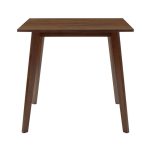 Tavolina e ngrënies Benson  MDF - venner në ngjyrë arrë 80x80x75cm - Image 2