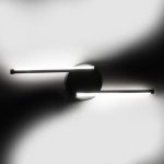 Llambë muri PWL-0987, LED 10W, ngjyrë e zezë 40x5x11cm - Image 2