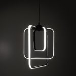 Drita e tavanit me 3 llamba PWL-0988  LED 60W ne ngjyre te bardhe 40x40x80cm - Image 2