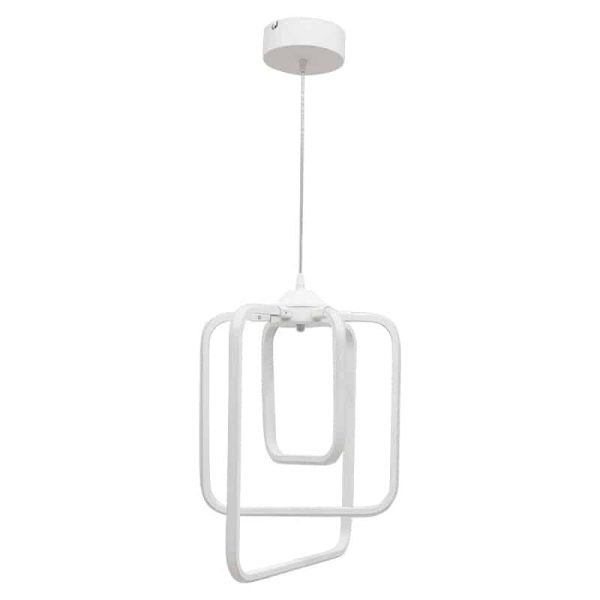 Drita e tavanit me 3 llamba PWL-0988  LED 60W ne ngjyre te bardhe 40x40x80cm