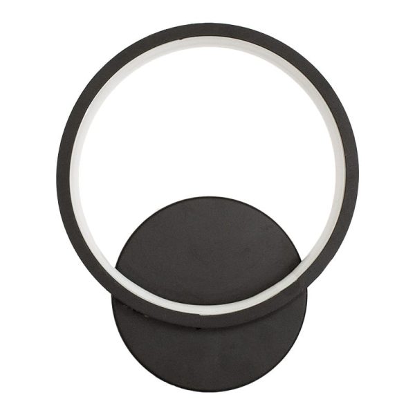 Llambë muri PWL-0989, LED 10W, ngjyrë e zezë D25x20cm