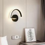 Llambë muri PWL-0999, LED 10W, ngjyrë e zezë 24x5x18cm - Image 2