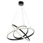 Llambë tavani PWL-1162, LED në ngjyrë të zezë D38x160cm