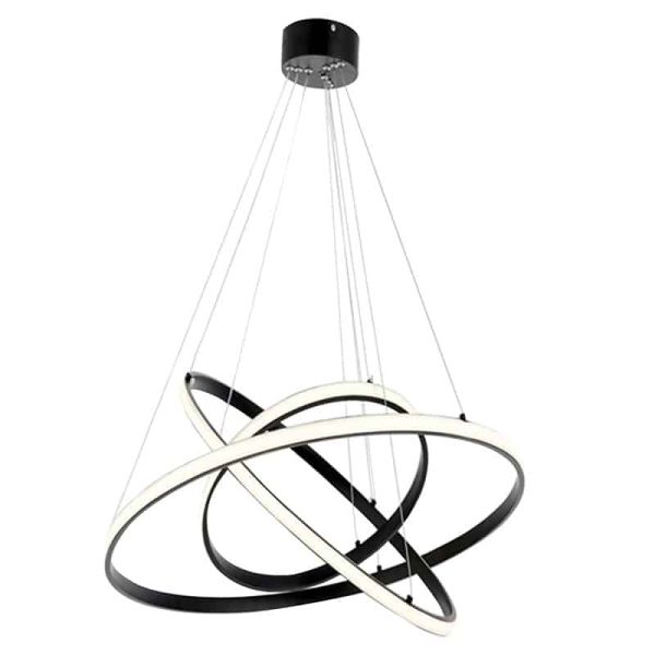 Llambë tavani PWL-1162, LED në ngjyrë të zezë D38x160cm