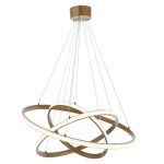 Llambë tavani PWL-1162, LED në ngjyrë ari D38x160cm