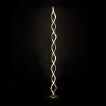 Llambë dyshemeje PWL-1168, LED 3000K ne ngjyrë ari, D30x145cm - Image 2