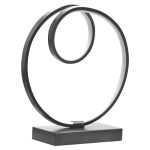 Llambë tavoline PWL-1170, LED 3000K, në ngjyrë të zezë 30x15x33cm