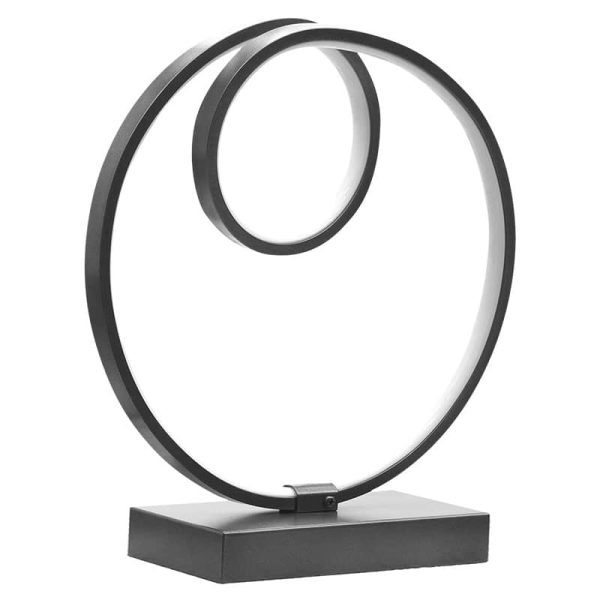 Llambë tavoline PWL-1170, LED 3000K, në ngjyrë të zezë 30x15x33cm