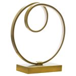 Llambë tavoline PWL-1171, LED 3000K, në ngjyrë ari 80x40x67cm