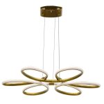 Llambë tavani PWL-1178, LED 3000K në ngjyrë ari D65x58cm