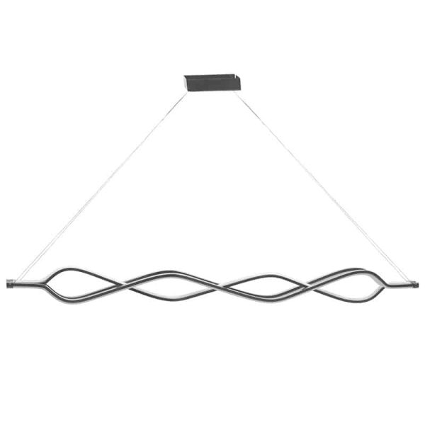 Llambë tavani PWL-1180, LED 3000K në ngjyrë argjendi 126x6x40cm
