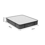 Dyshek Diamond  3 zona xhepi pranverë + shkumë kujtesë xhel 25-27cm 150x200cm - Image 6