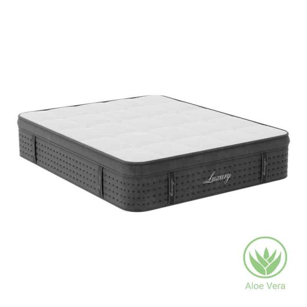 Dyshek Luksoze pocket spring + gel memory foam + latex double sided aloe vera 34-36cm 150x200cm