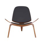 Armchair Vilma  PU black- arrë kompensatë 90x73x75cm - Image 6