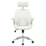 Karrige zyre Fern, PU e bardhë-shperpllakë (kompensatë) natyrale - Image 4